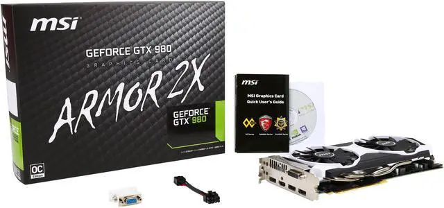 Alt view image 6 of 6 - MSI GeForce GTX 980 4GD5T OC
