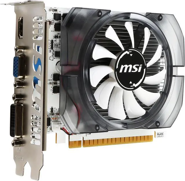 Alt view image 4 of 10 - MSI GeForce GT 730 2GB DDR3 PCI Express 2.0 x16 ATX Graphics Card N730-2GD3V3