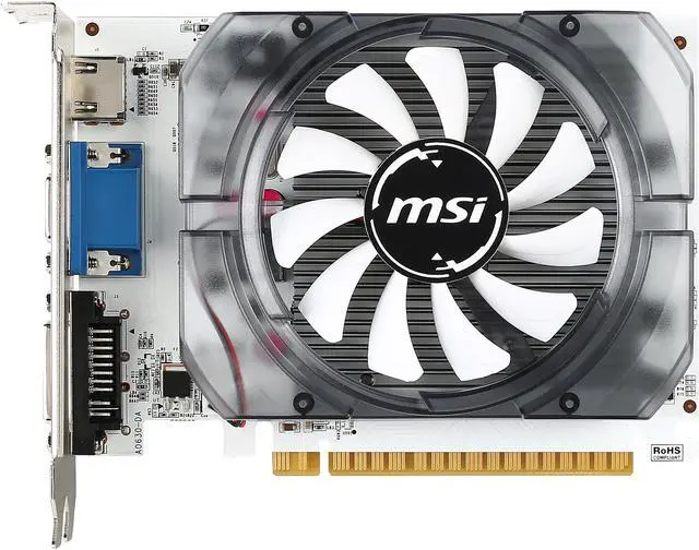 Alt view image 5 of 10 - MSI GeForce GT 730 2GB DDR3 PCI Express 2.0 x16 ATX Graphics Card N730-2GD3V3
