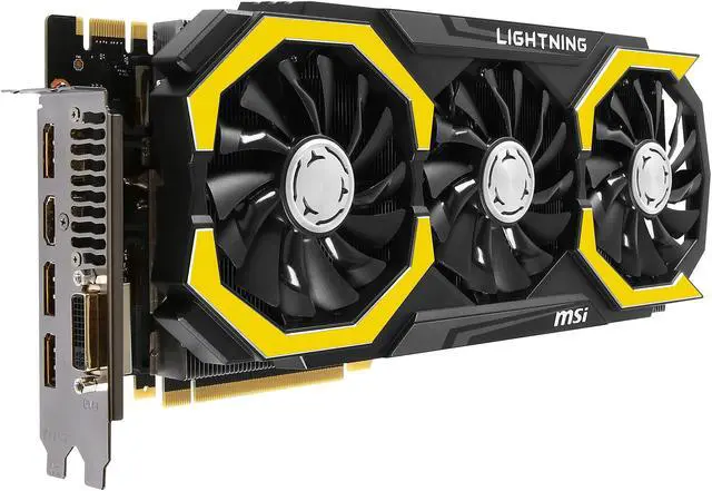 Alt view image 3 of 11 - MSI GeForce GTX 980TI LIGHTNING LE