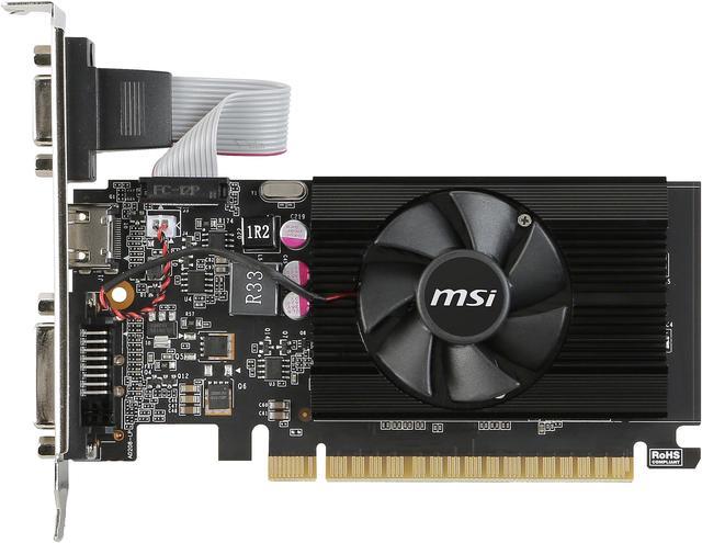Buy MSI NVIDIA GeForce GT 710GT 2GB DDR3 Graphic Card GT 710 2GD3H LP -  PrimeABGB