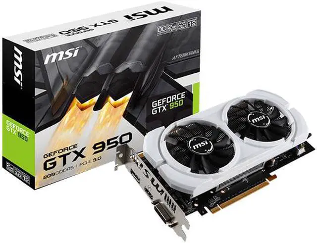 Alt view image 3 of 3 - MSI GeForce GTX 950 2GB GDDR5 PCI Express 3.0 x16 SLI Support ATX Graphics Card GTX 950 2GD5T OCV2
