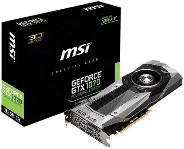 Alt view image 5 of 5 - MSI GeForce GTX 1070 Founders Edition
