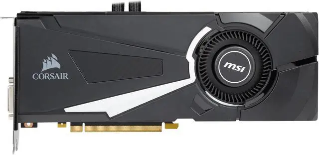Alt view image 3 of 10 - MSI GeForce GTX 1080 8GB GDDR5X PCI Express 3.0 x16 SLI Support ATX Graphics Card GTX 1080 SEA HAWK X