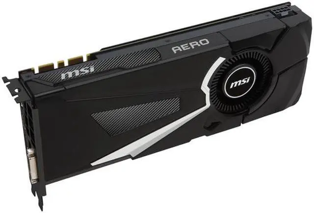Alt view image 4 of 9 - MSI GeForce GTX 1070 8GB GDDR5 PCI Express 3.0 x16 SLI Support ATX Graphics Card GTX 1070 AERO 8G OC