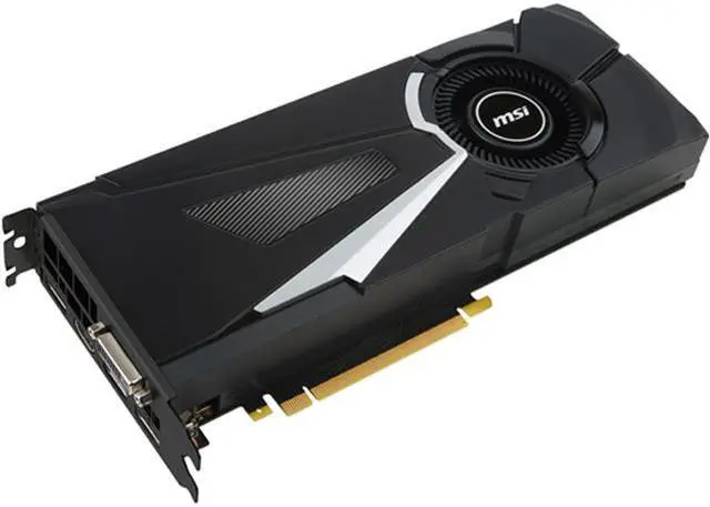 Main image of MSI GeForce GTX 1070 DirectX 12 GTX 1070 AERO 8G 8GB 256-Bit GDDR5 PCI Express 3.0 x16 HDCP Ready SLI Support ATX Video Card