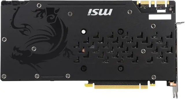 Alt view image 5 of 6 - MSI GeForce GTX 1080 8GB GDDR5X PCI Express 3.0 x16 SLI Support ATX Graphics Card GTX 1080 GAMING 8G