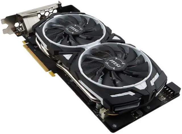 Alt view image 6 of 10 - MSI GeForce GTX 1070 8GB GDDR5 PCI Express 3.0 x16 SLI Support ATX Graphics Card GTX 1070 ARMOR 8G OC