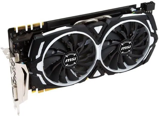 Alt view image 5 of 10 - MSI GeForce GTX 1070 8GB GDDR5 PCI Express 3.0 x16 SLI Support ATX Graphics Card GTX 1070 ARMOR 8G OC