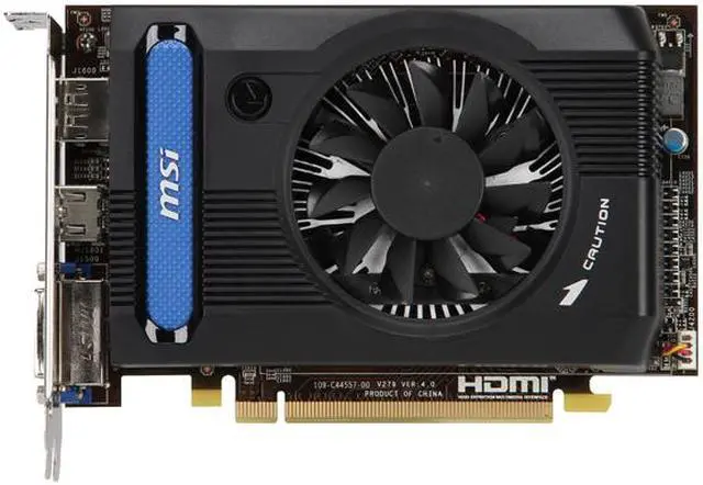 Alt view image 2 of 5 - MSI Radeon R7 240 GDDR5 PCI Express 3.0 Graphics Card R7 240 2GD5