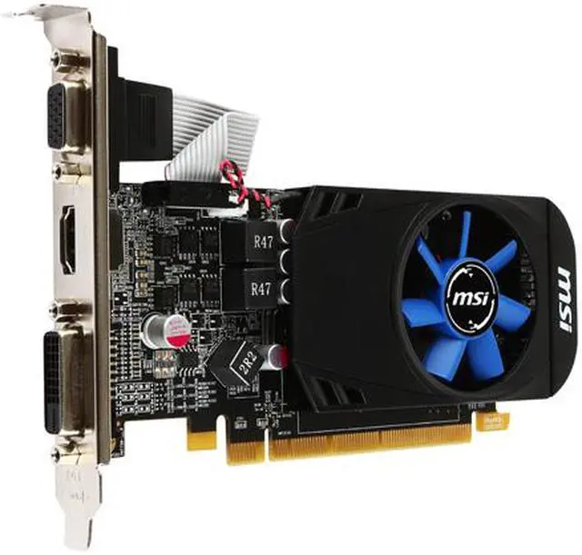 Alt view image 3 of 7 - MSI Radeon R7 240 2GB DDR3 PCI Express 3.0 x16 CrossFireX Support Low Profile Graphics Card R7 240 2GD3 LPV6