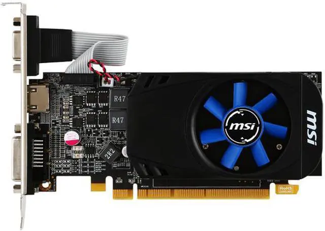 Alt view image 4 of 7 - MSI Radeon R7 240 2GB DDR3 PCI Express 3.0 x16 CrossFireX Support Low Profile Graphics Card R7 240 2GD3 LPV6