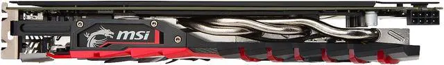 Alt view image 7 of 12 - MSI GeForce GTX 1060 6GB GDDR5 PCI Express 3.0 x16 ATX Graphics Card GTX 1060 GAMING X 6G