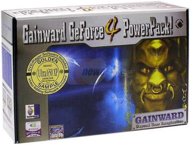 Alt view image 5 of 6 - GAINWARD GeForce4 Ti4200 128MB DDR AGP 2X/4X Graphics Card GeForce4 PowerPack! Ultra/650 XP GS