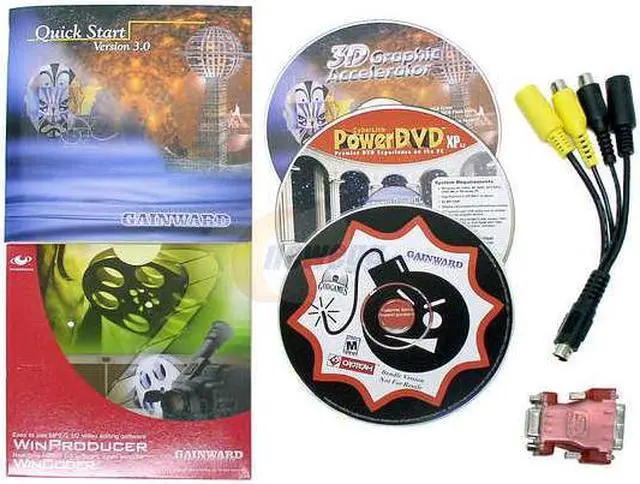 Alt view image 4 of 6 - GAINWARD GeForce4 Ti4200 128MB DDR AGP 2X/4X Graphics Card GeForce4 PowerPack! Ultra/650 XP GS