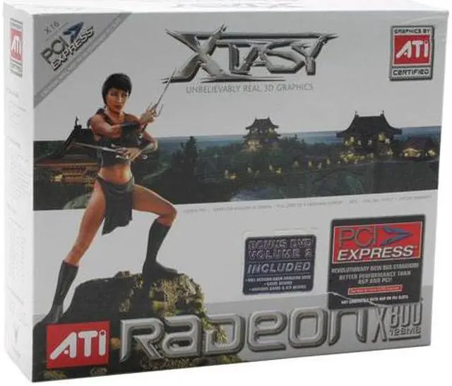 Main image of VisionTek Radeon X800 128MB DDR PCI Express x16 Graphics Card XTASY VTKX800128PCIE