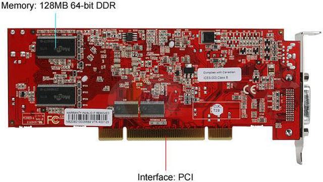 Alt view image 4 of 7 - VisionTek Radeon 9250 128MB DDR PCI Low Profile Graphics Card VTK9250128PSFF
