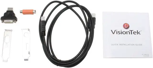 Alt view image 4 of 5 - VisionTek Radeon X1650PRO 256MB GDDR2 PCI Express x16 Low Profile Graphics Card 900118