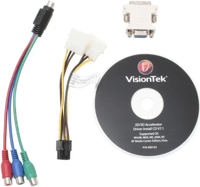 Alt view image 6 of 7 - VisionTek Radeon X1950PRO 256MB GDDR3 AGP 4X/8X Graphics Card 900111