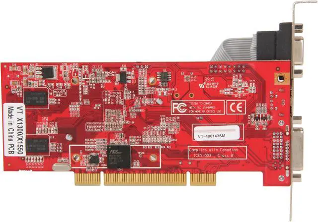 Alt view image 4 of 5 - VisionTek Radeon X1550 256MB GDDR2 PCI Graphics Card 900129