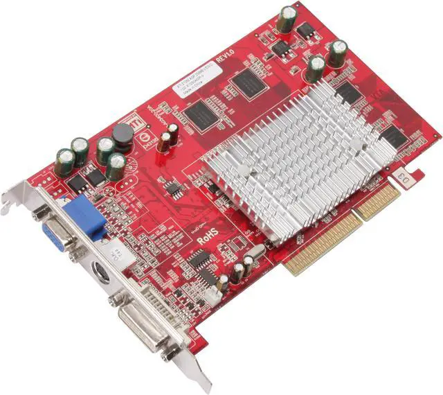Main image of VisionTek Radeon X1050 256MB GDDR2 AGP 4X/8X Graphics Card 900128