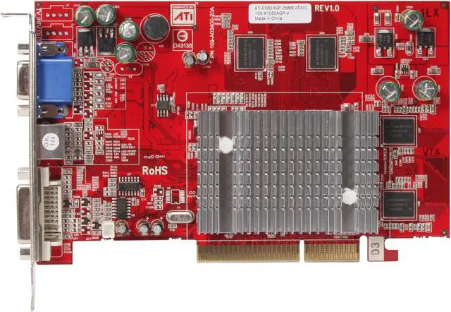 Alt view image 3 of 5 - VisionTek Radeon X1050 256MB GDDR2 AGP 4X/8X Graphics Card 900128