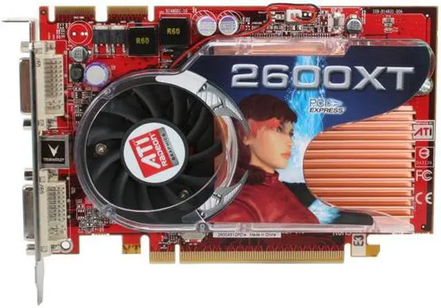 Alt view image 2 of 5 - VisionTek Radeon HD 2600XT 512MB GDDR3 PCI Express x16 CrossFireX Support Graphics Card 900171