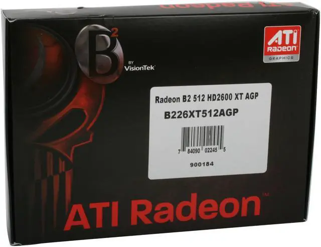 Alt view image 8 of 8 - VisionTek Radeon HD 2600XT 512MB GDDR3 AGP 8X Graphics Card 900184