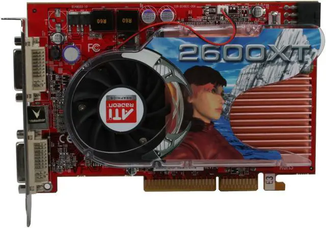 Alt view image 3 of 8 - VisionTek Radeon HD 2600XT 512MB GDDR3 AGP 8X Graphics Card 900184