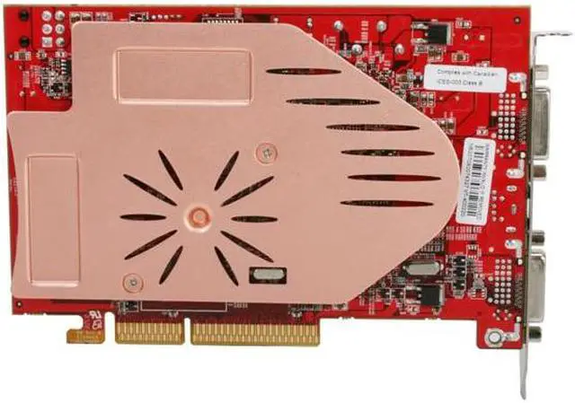 Alt view image 4 of 8 - VisionTek Radeon HD 2600XT 512MB GDDR3 AGP 8X Graphics Card 900184