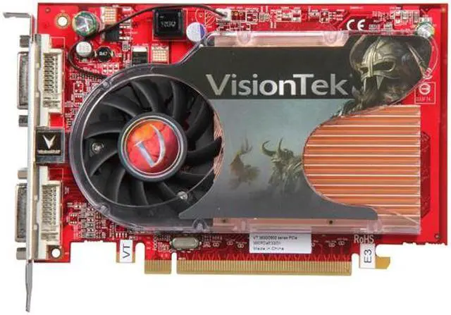 Alt view image 3 of 5 - VisionTek Radeon HD 2600PRO 512MB GDDR2 PCI Express x16 CrossFireX Support Graphics Card 900181