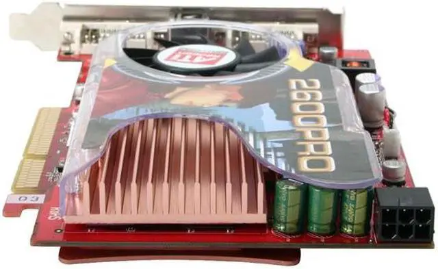 Alt view image 3 of 5 - VisionTek Radeon HD 2600PRO 256MB GDDR2 AGP 8X Graphics Card 900180