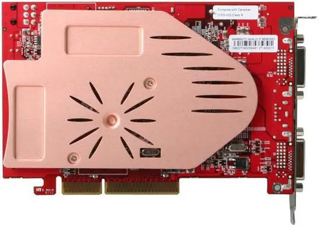 Alt view image 4 of 5 - VisionTek Radeon HD 2600PRO 256MB GDDR2 AGP 8X Graphics Card 900180