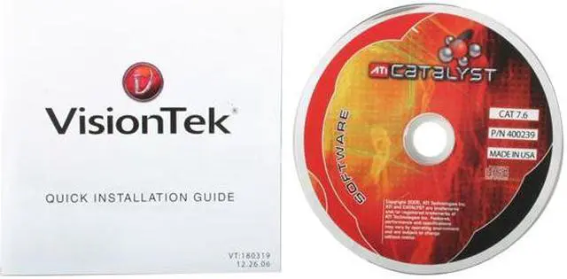 Alt view image 4 of 4 - VisionTek Radeon HD 2400PRO 256MB GDDR2 AGP 8X Graphics Card 900178