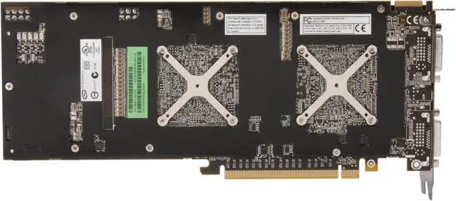 Alt view image 4 of 6 - VisionTek Radeon HD 4870 X2 2GB GDDR5 PCI Express 2.0 x16 CrossFireX Support Graphics Card 900250