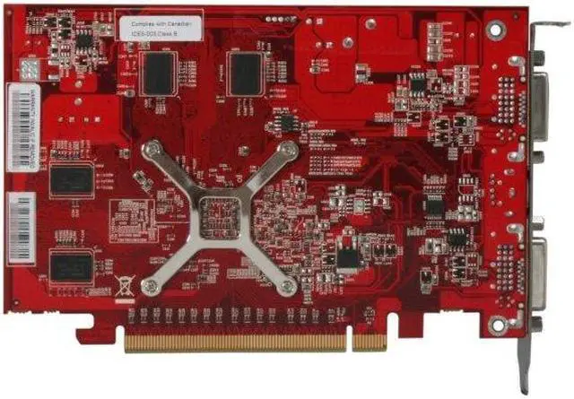 Alt view image 4 of 4 - VisionTek Radeon HD 3650 1GB GDDR2 PCI Express 2.0 x16 Graphics Card 900225