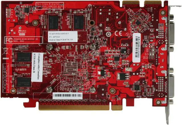 Alt view image 4 of 7 - VisionTek Radeon HD 4670 1GB DDR3 PCI Express 2.0 x16 CrossFireX Support Graphics Card 900251