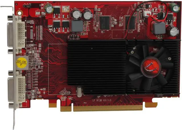 Alt view image 3 of 5 - VisionTek Radeon HD 4650 512MB DDR2 PCI Express 2.0 x16 CrossFireX Support Graphics Card 900254