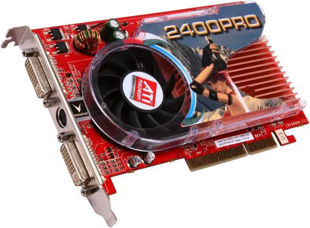 Main image of VisionTek Radeon HD 2400PRO 256MB GDDR2 AGP 4X/8X Graphics Card 900165
