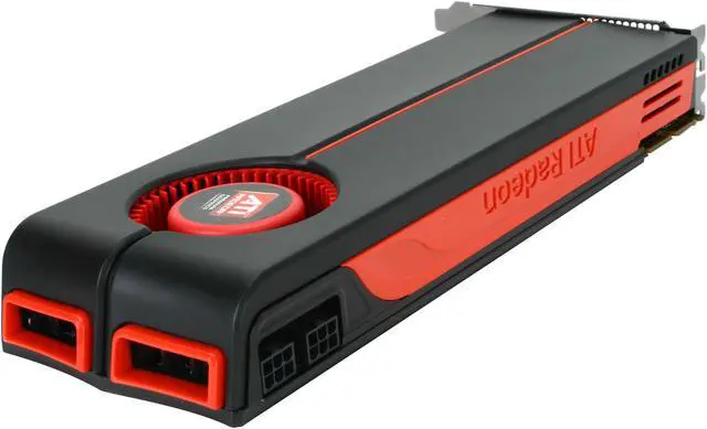 Alt view image 5 of 6 - VisionTek 900298 Radeon HD 5870 (Cypress XT) 1GB 256-bit GDDR5 PCI Express 2.0 x16 HDCP Ready CrossFire Supported Video Card w/ATI Eyefinity