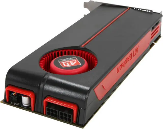 Alt view image 5 of 6 - VisionTek 900297 Radeon HD 5850 (Cypress Pro) 1GB 256-bit GDDR5 PCI Express 2.0 x16 HDCP Ready CrossFire Supported Video Card w/ATI Eyefinity