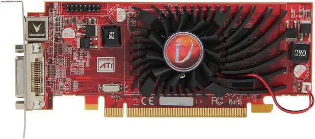 Alt view image 5 of 5 - Visiontek Radeon HD 4350 SFF 512MB DDR2 (2 x DVI-I, TV Out) w/ 2 x DVI-I to VGA Adapter, 900273