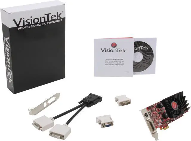 Alt view image 5 of 5 - Visiontek Radeon HD 4350 SFF DMS59 512MB DDR2 PCIe x1, 900308