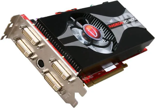Main image of VisionTek Radeon HD 4670 X2 2GB DDR3 PCI Express 2.0 x16 Graphics Card 900307