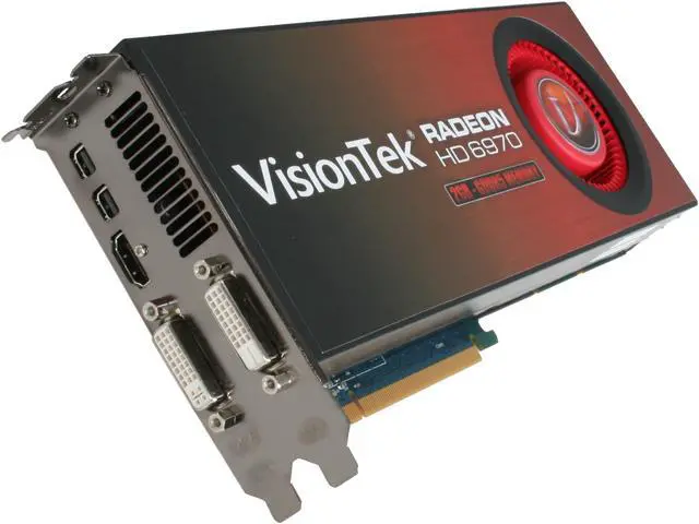 Main image of VisionTek Radeon HD 6970 2GB GDDR5 PCI Express 2.1 x16 CrossFireX Support Graphics Card 900353