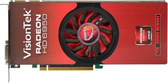 Alt view image 3 of 6 - VisionTek Radeon HD 6950 2GB GDDR5 PCI Express 2.1 x16 CrossFireX Support Graphics Card 900352