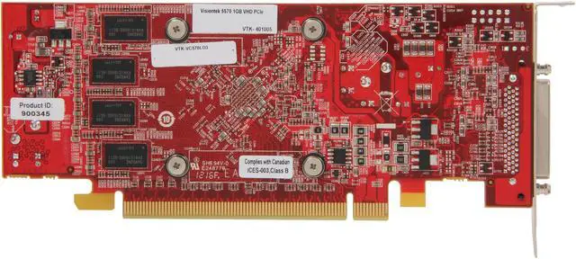 Alt view image 4 of 5 - Visiontek Radeon HD 5570 SFF 1GB DDR3 4M VHDCI DVI (4 x DVI-D), 900345