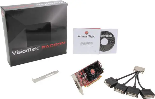 Alt view image 5 of 5 - Visiontek Radeon HD 5570 SFF 1GB DDR3 4M VHDCI DVI (4 x DVI-D), 900345