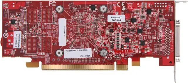 Alt view image 5 of 6 - Visiontek Radeon HD 5450 SFF 512MB DDR3 3M (3 x DVI-D), 900344