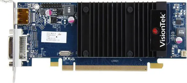 Alt view image 3 of 6 - VisionTek Radeon 5450 SFF 1GB DDR3 (DVI-I, DP, VGA) Graphics Card - 900320